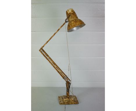 A mid 20th century twin step Herbert Terry angle poise desk lamp. 