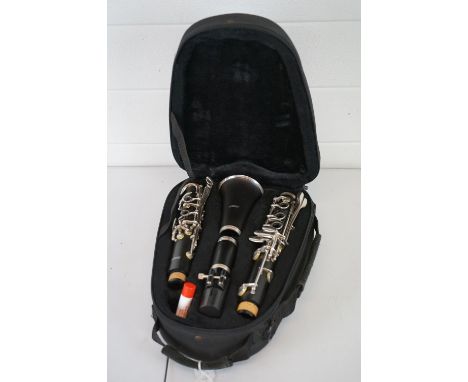 A cased Sonata students Clarinet. 