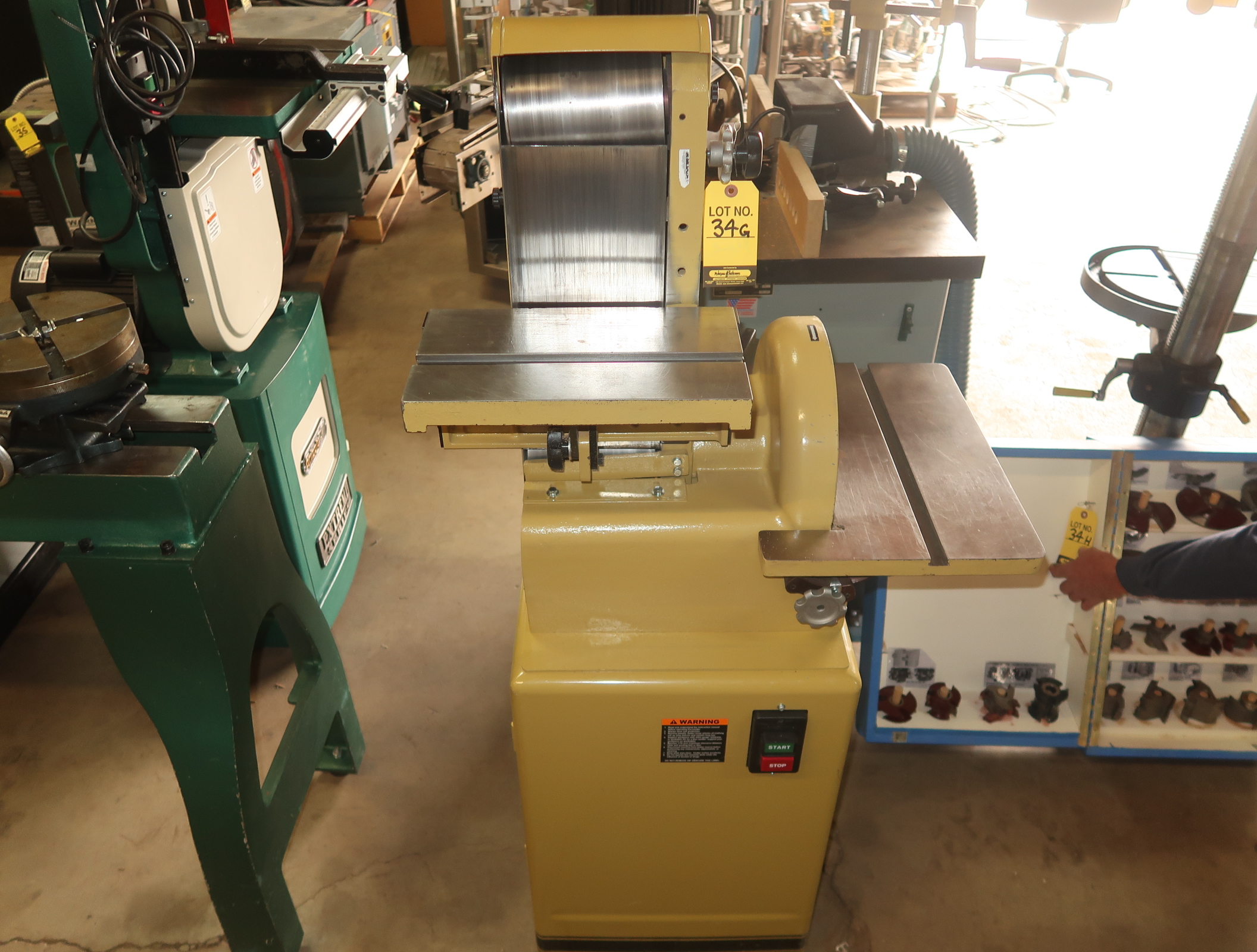 POWERMATIC BELT & DISC SANDER, 16" X 48" BELT, MDL. BD31A