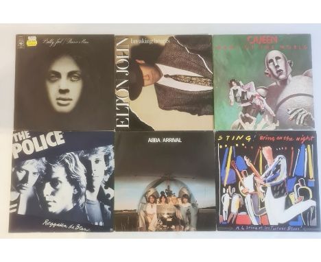 Collection of mainly 1980's vinyl LP's including The Police (4), Sting (1), Abba (5), Elton John (10), Nik Kershaw, Billy Joe