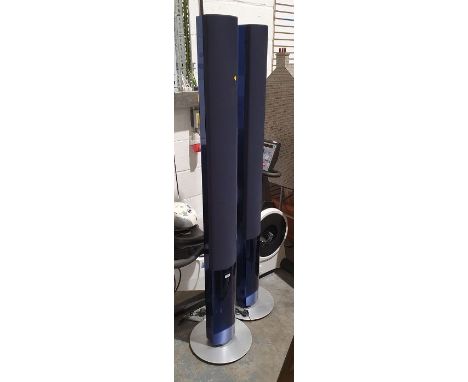 Pair of Bang and Olufsen Beolab upright speakersCondition ReportSome light surface scratches. Unable to say whether in full w