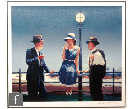 JACK VETTRIANO (B. 1951) - 'The Game of Life', giclee print on paper, signed in pencil and numbered 294/295, 40cm x 45cm, fra