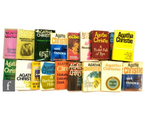 A collection of Agatha Christie Crime Club novels, some first edition and third impression, titles to include, 'Elephants Can