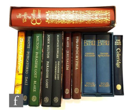 A collection of Folio Society books comprising various limited edition hardback and cloth bound titles, to include 'The Decam