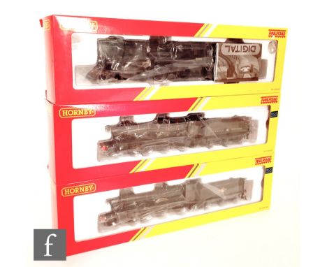Three OO gauge Hornby Railroad Edition DCC Ready locomotives, comprising R3170 4-6-0 GWR green Class 4900 'Adderley Hall', R3