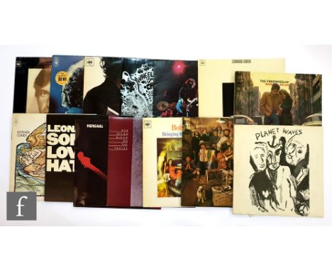 A collection of LPs, to include Bob Dylan 'The Freewheelin' CBS SBPG62193 (stereo), 'Planet Waves' ILPS 9261, 'The Historic B