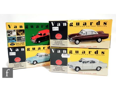 Twenty two Lledo Vanguards diecast models, all 1:43 scale cars and commercial vehicles, boxed. (22) 