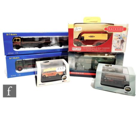 A collection of assorted railway scale diecast models by Oxford, BT Models, Trackside and similar, to include N gauge, HO gau