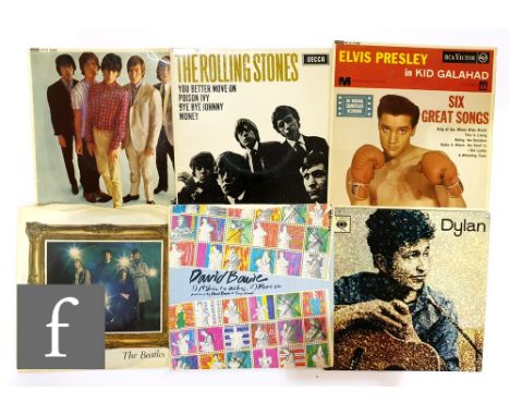 A collection of approximately two hundred and fifty Rock and Pop 7" singles, the majority lacking original sleeve, to include