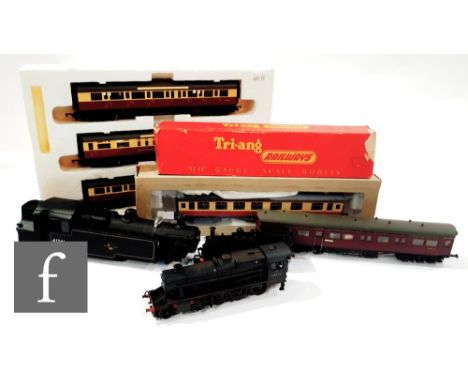 A collection of eleven unboxed locomotives, to include O, HO and OO gauge, including Lima, Bachmann, Hornby, Rivarossi, an Oa