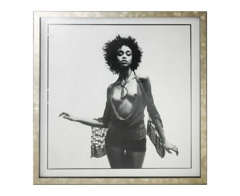 GOT AWAY, LONDON, A LARGE PHOTOGRAPHIC PORTRAIT PRINT. depicting a woman semi-nude, 108cm x 108cm.