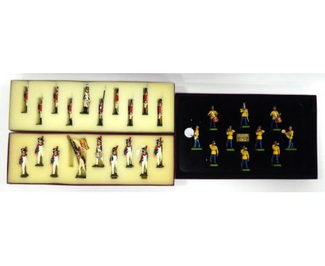 Britains 5391 The United States Army Band Of Washington DC together with Shetland Isles Toy and Model Soldier Co. French Napo