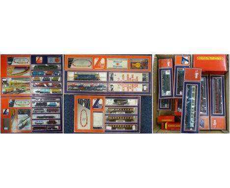 Lima OO/HO Gift Sets 101857 Goods Set with Meld D9003 locomotive, 101307 Tank Goods Set with 0-6-0T BR 68920 locomotive, 1021