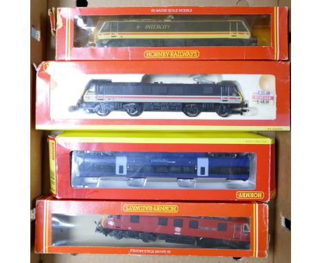 Hornby OO Gauge Engines Model Trains to include R4383 Hitachi Class 395, R593 Bo Bo Electric Class 90, R242 Br Bo Bo Class 90