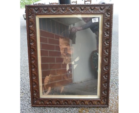 Carved Oak Framed Print of Edward VI 