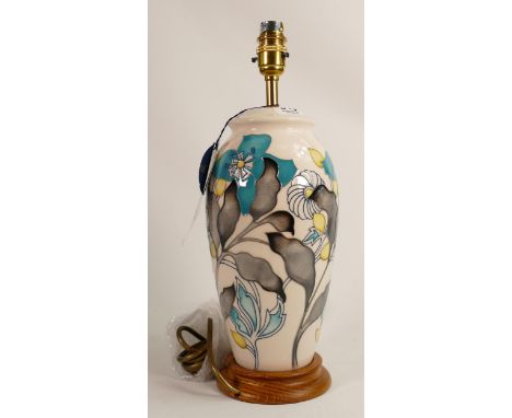 Moorcroft Floral lamp base: Height 26cm 