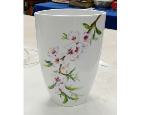 Royal Worcester Language of Flowers floral vase, h.30cm: 