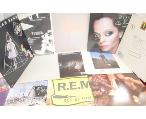 A collection of LP records including Deep Purple, Madonna, The Who, Jimi Hendrix, etc. **PLEASE NOTE THIS LOT IS NOT ELIGIBLE