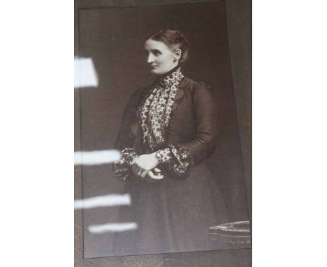VICTORIAN PORTRAIT PHOTOGRAPH OF A LADY
framed and glazed