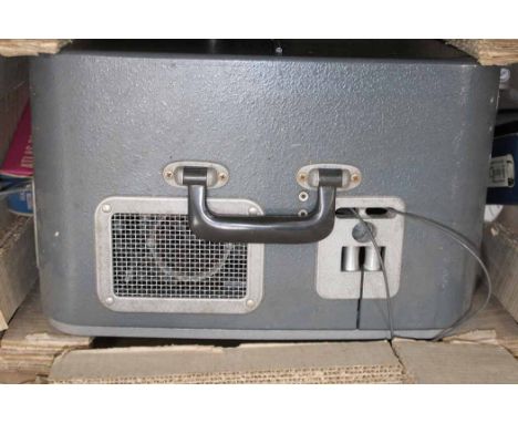 VINTAGE PROJECTOR together with its screen poles