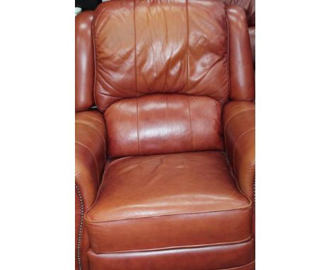 LAZYBOY RECLINER SUITE CONSISTING OF A TWO SEATER SOFA AND TWO SINGLE CHAIRS 