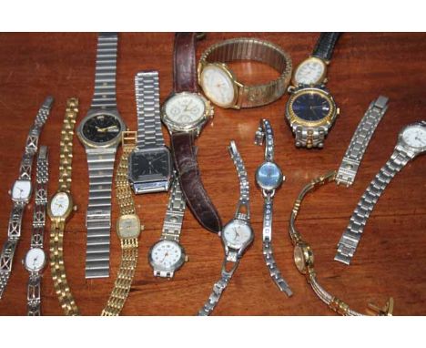 GOOD COLLECTION OF GENT'S AND LADY'S WRISTWATCHES
including gent's Sekonda Chronograph, gent's Casio dual analogue and digita