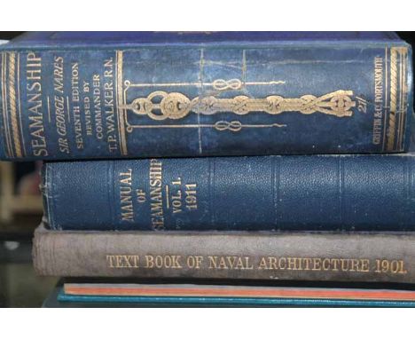 SELECTION OF LATE 19TH/EARLY 20TH CENTURY HARD BACKED BOOKS
including Naval and Fairy tale interest, including Seamanship by 