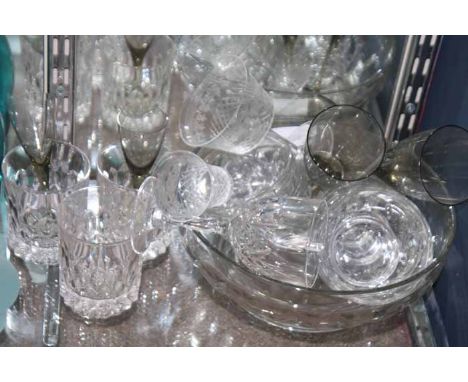 COLLECTION OF GLASS TABLE WARE
together with ceramic items
