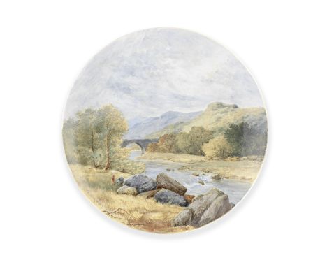 A rare and large Royal Worcester plaque by Thomas Scott Callowhill, circa 1875Fully painted using an impasto technique with a