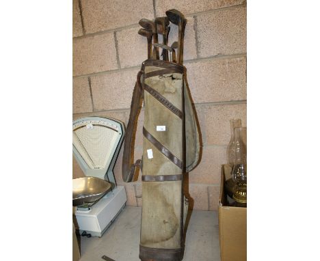 Bag of vintage soft clubs