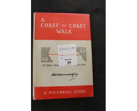 Wainwright [Alfred], A Coast to Coast Walk, first edition, 3rd impression, published by the Westmorland Gazette, 1973, with d