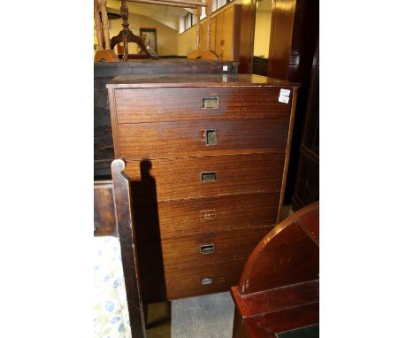 Vintage laminate chest of drawers