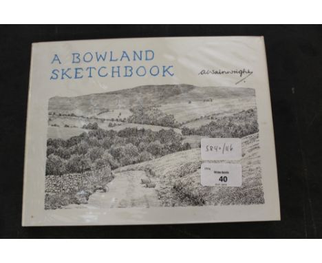 Wainwright [Alfred], A Bowland Sketchbook, first edition, published by Westmorland Gazette, 1981, with dustwrapper