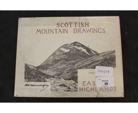 Wainwright [Alfred], Scottish Mountain Drawings - The Eastern Highlands, first edition, published by Westmorland Gazette, 197