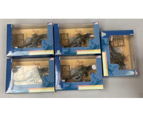 Five Italeri Aviation Glory 1:72 scale helicopters. Boxed and E.