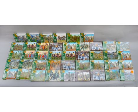 42 x Revell 1:72 scale military related plastic figure sets. Boxed and complete.