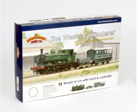 OO gauge. Bachmann 30-080 The Western Wanderer DCC ready train set, comprising: Class 57xxx Pannier Tank 0-6-0 GWR green '870