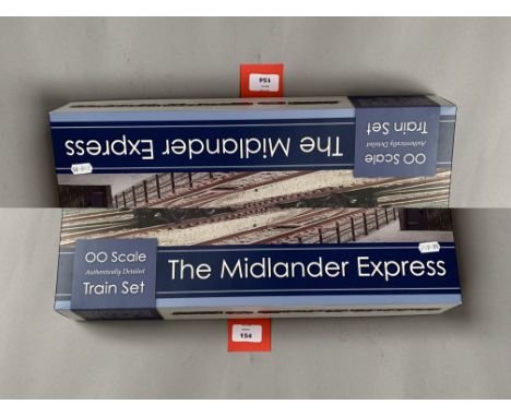 OO gauge. Bachmann 30-285 The Midlander Express Train Set, including: 4-6-0 GWR green Jubilee Class 'Quebec' locomotive; two 