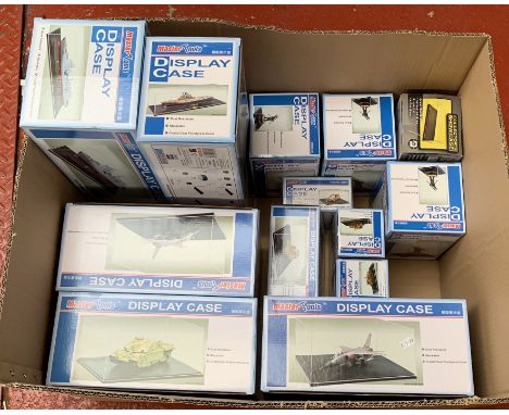 13 x Trumpeter Master Tools display cases. All boxed and E.