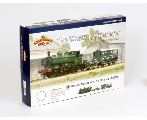 OO gauge. Bachmann 30-080 The Western Wanderer DCC ready train set, comprising: Class 57xxx Pannier Tank 0-6-0 GWR green '870