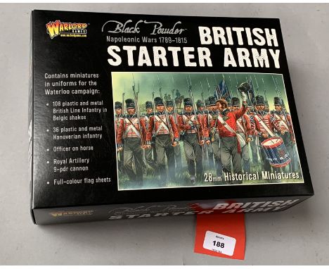 Warlord Games British Starter Army Black Powder Napoleonic Wars 1789-1815. Unused, E. 
