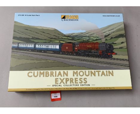 N gauge. Graham Farish by Bachmann 370-500 Cumbrian Mountain Express Special Collectors' Edition set, comprising: Coronation 