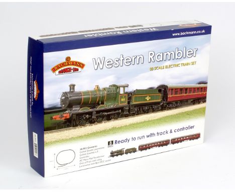 OO gauge. Bachmann 30-052 Western Rambler DCC ready train set, comprising: Collett Goods 0-6-0 BR green '2244' locomotive; tw
