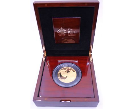 The Britannia 2015 Collection Five Ounce Gold Proof Coin. Limited Edition of 50.  No.18. Comes in its original Royal Mint Box