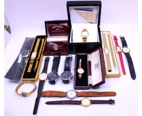 Selection of Watches.  To include a Ladies Zeitner Aqua-Sport 100 Metres Watch Boxed with Certificate of Authenticity and spa