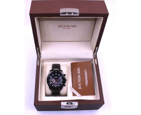 Jos Von Arx Prestige Chronograph Quartz Watch. Boxed with International Guarantee.  The watch has a Japanese Quartz Movement.