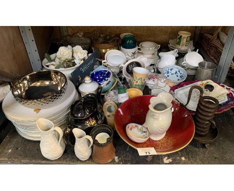 Quantity of Royal Worcester plates together with other various ceramics &amp; glassware