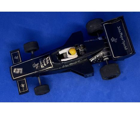 John Player Special F1 ref C-126 no5 1:32 Scalextric slot racing car unboxed with some ageing fair, good condition. We combin