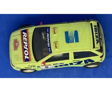 Seat Ibiza Rally Car no6 1:32 Scalextric slot racing car unboxed with some ageing fair, good condition. We combine postage on