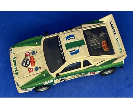 Lancia Rally 037 1:32 Scalextric slot racing car unboxed with some ageing fair, good condition. We combine postage on multipl